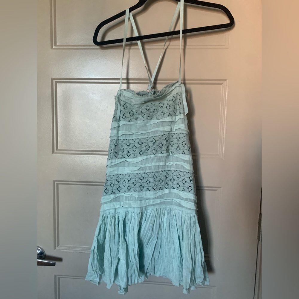 Light blue free people dress